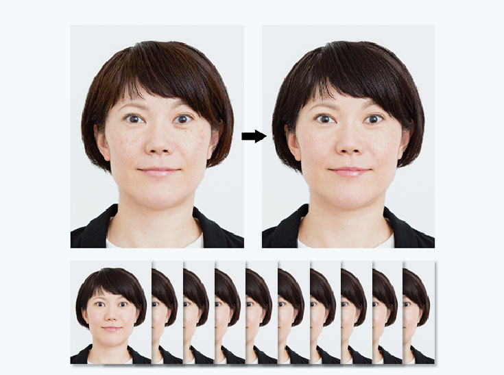 就活証明写真
